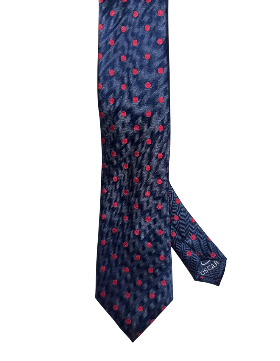 Corbata Oscar De La Renta regular de seda Estampado Lunares para hombre Corbata Oscar De La Renta regular de seda Estampado Lunares para hombre