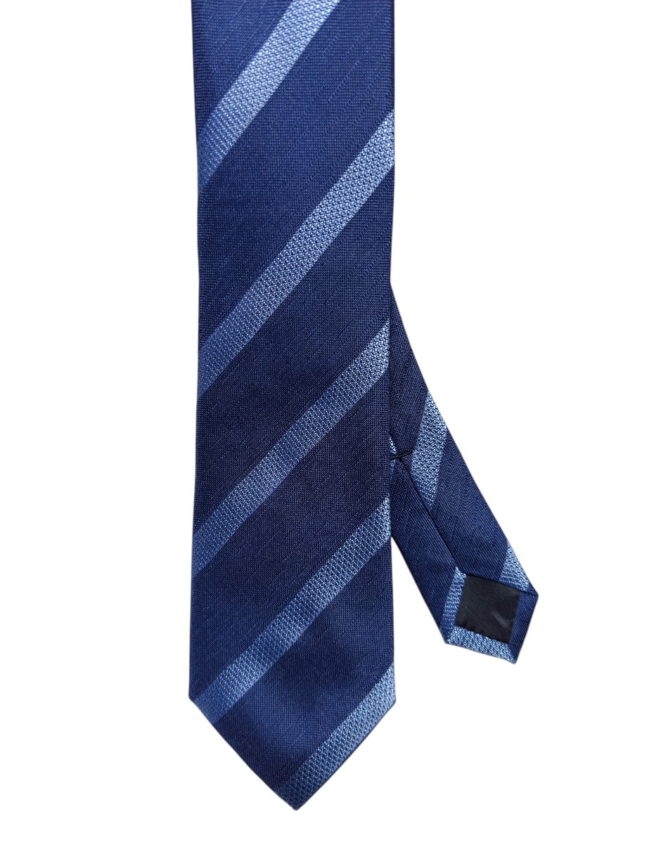 Corbata regular de seda estampado a rayas para hombre Corbata regular de seda estampado a rayas para hombre