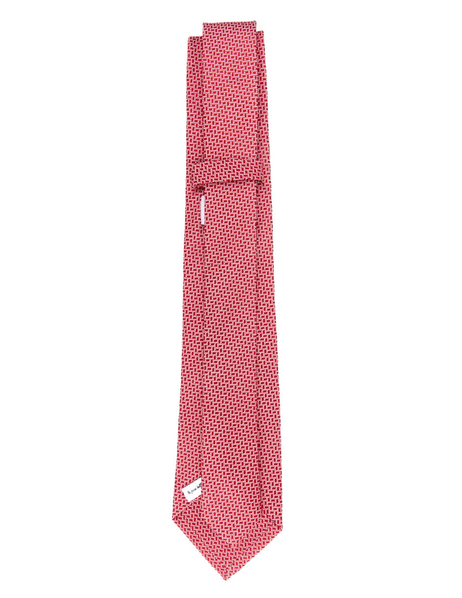 Corbata Scappino regular de seda a rayas para hombre