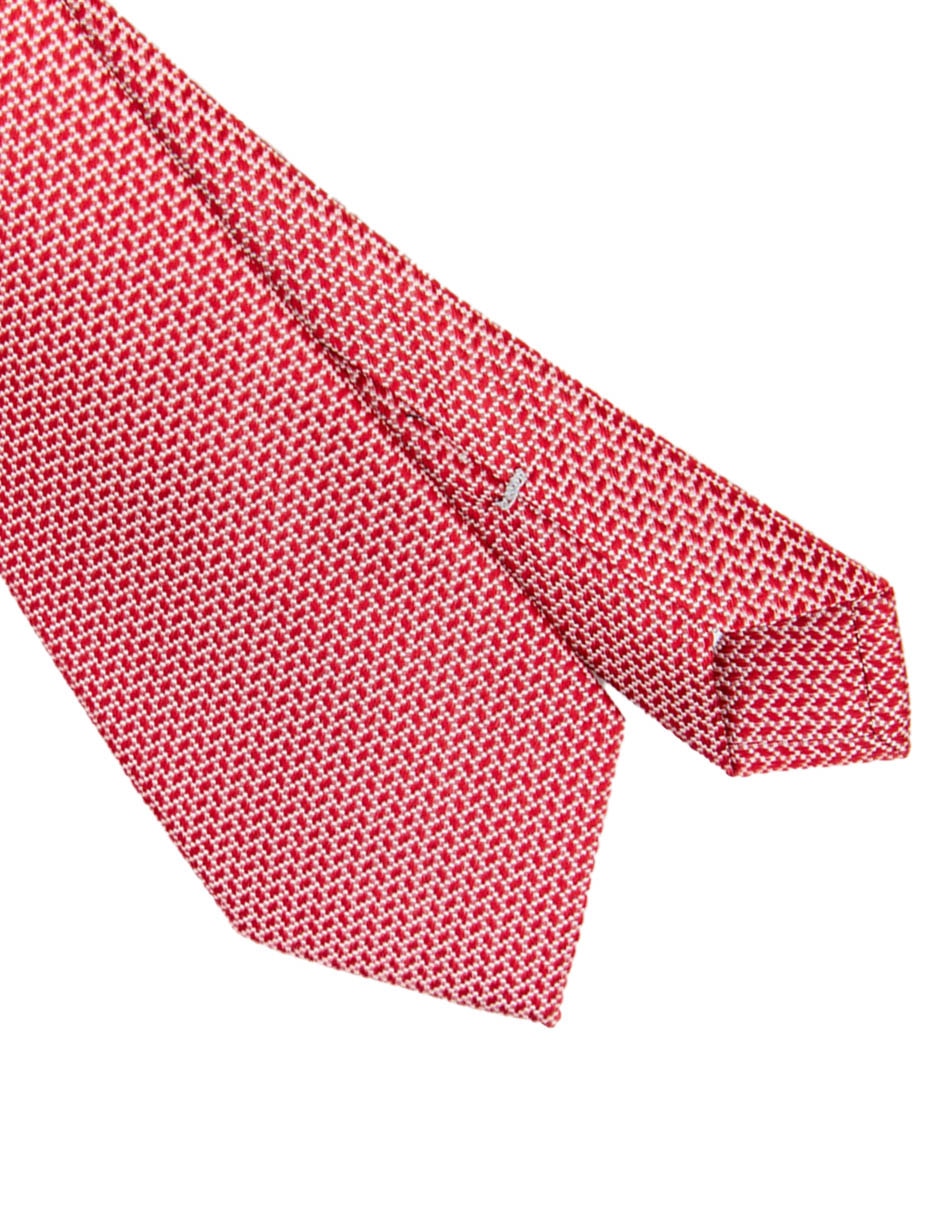 Corbata Scappino regular de seda a rayas para hombre