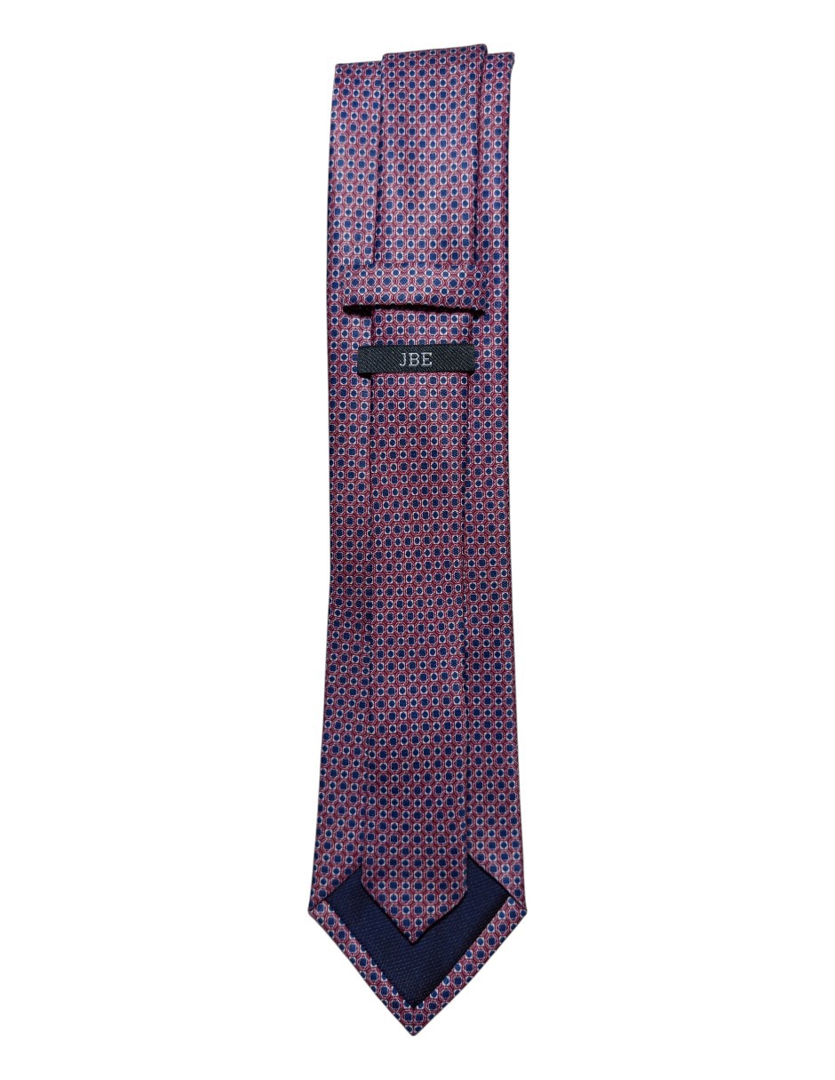 Corbata regular de seda estampado para hombre 2