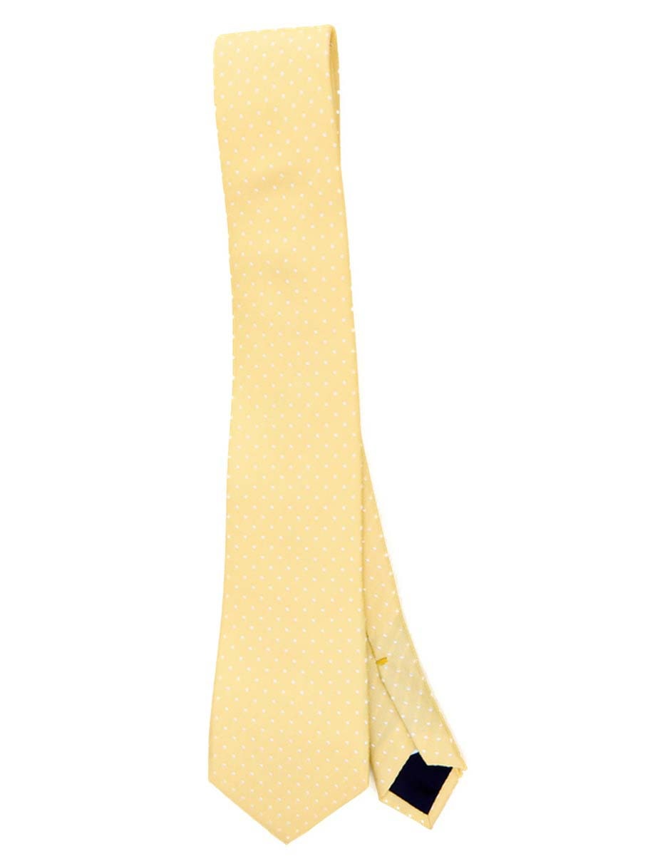 Corbata regular de seda estampado lunares para hombre Corbata regular de seda estampado lunares para hombre