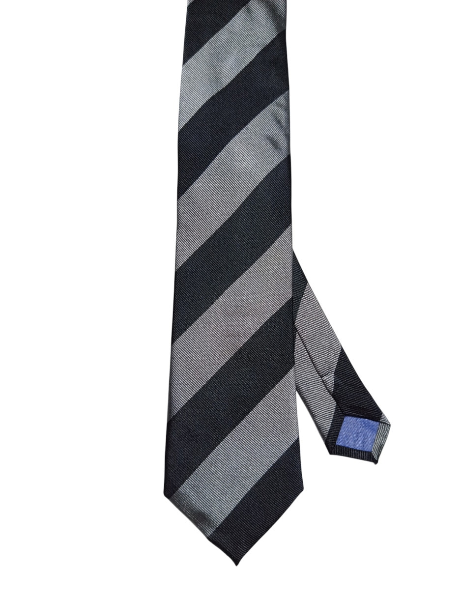 Corbata regular de seda estampado a rayas para hombre Corbata regular de seda estampado a rayas para hombre