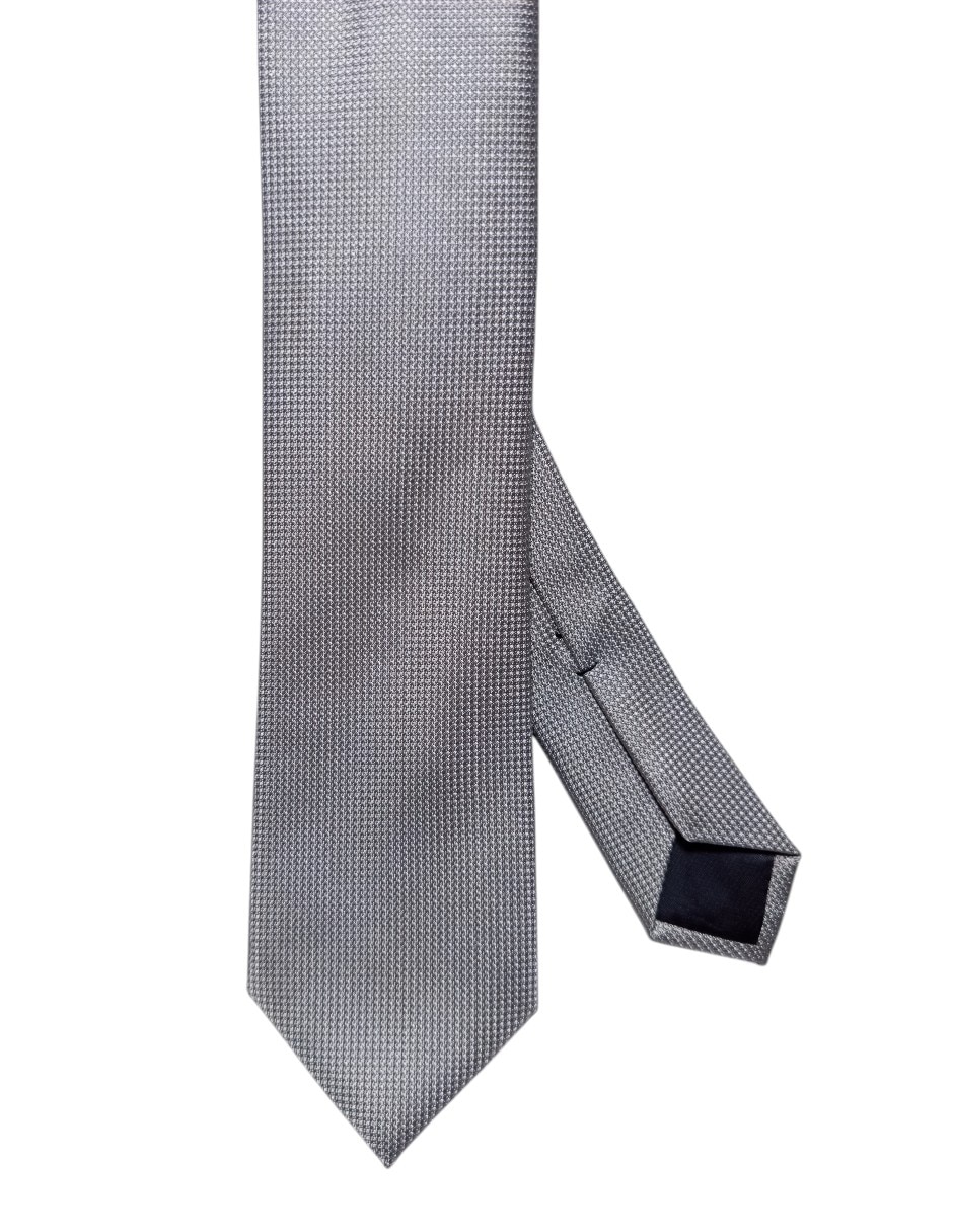 Corbata regular de seda estampado para hombre 1
