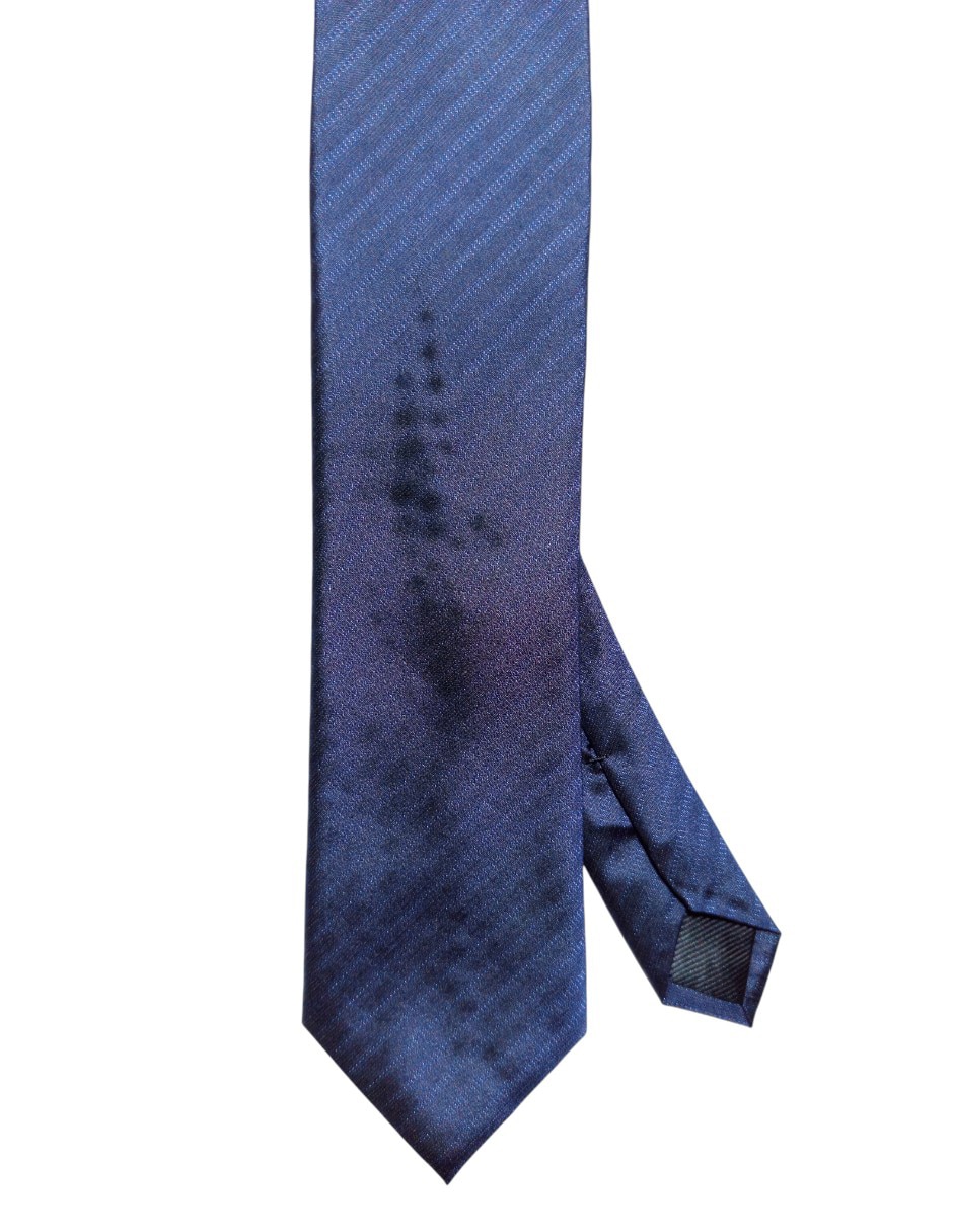 Corbata regular de seda estampado gráfico para hombre