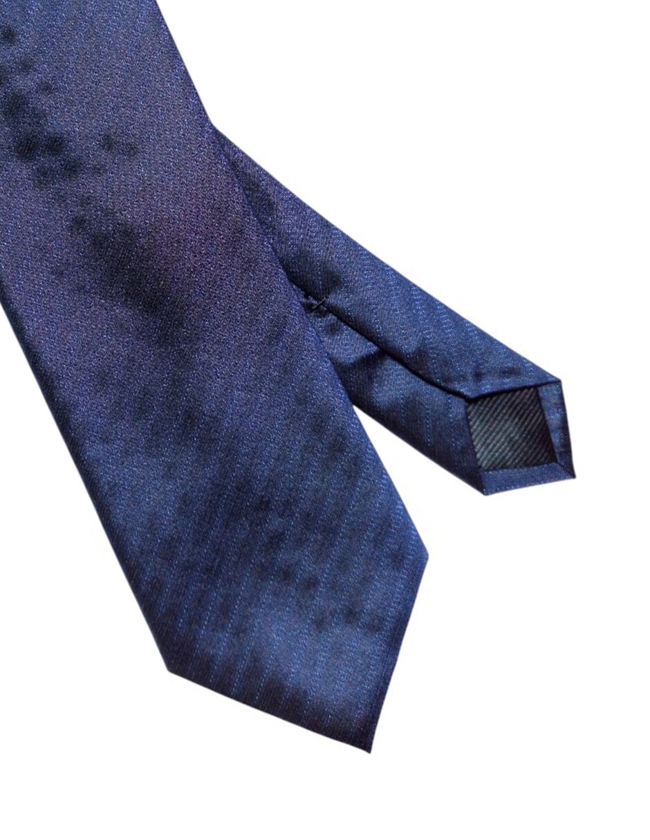 Corbata regular de seda estampado para hombre 2