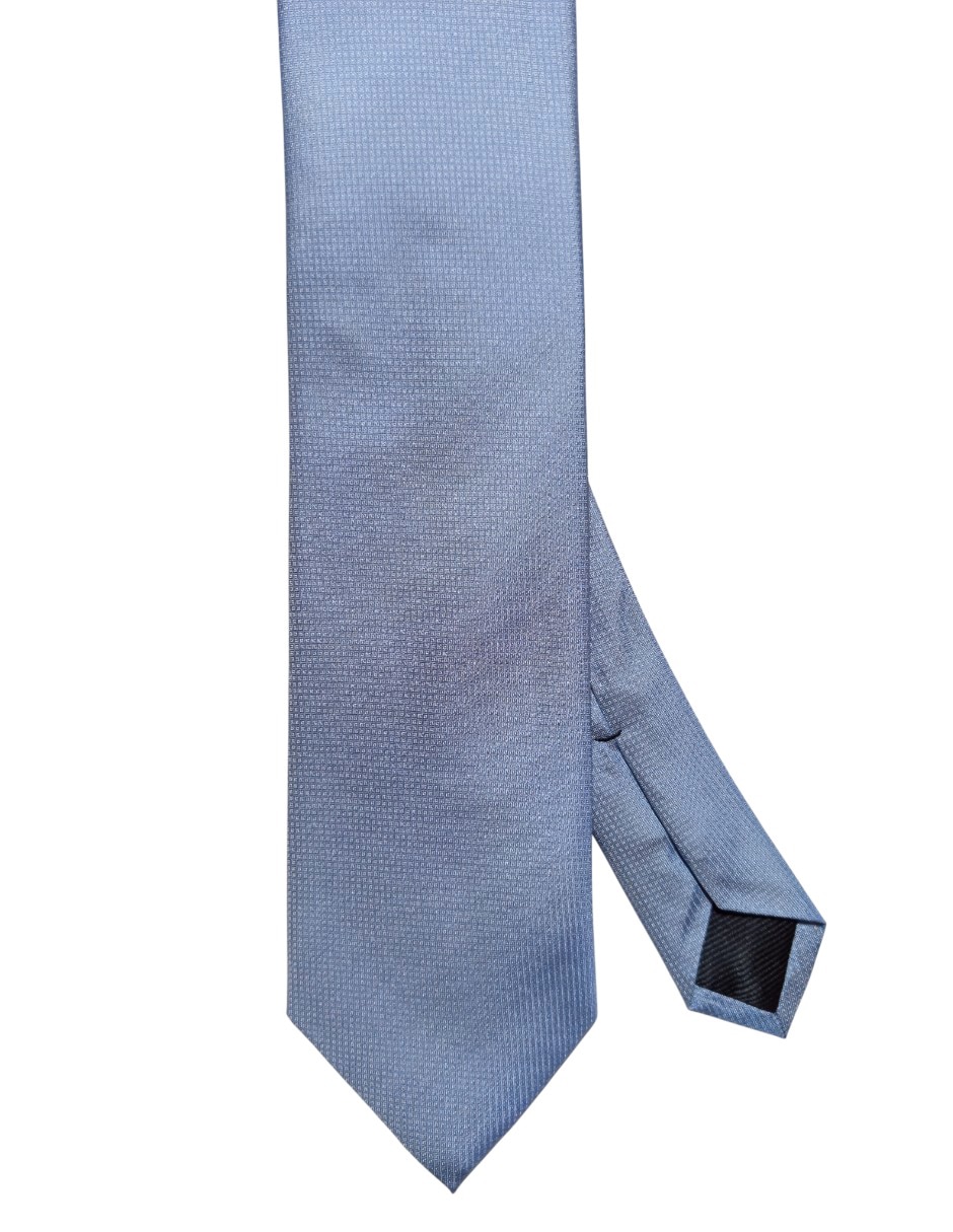 Corbata regular de seda estampado gráfico para hombre