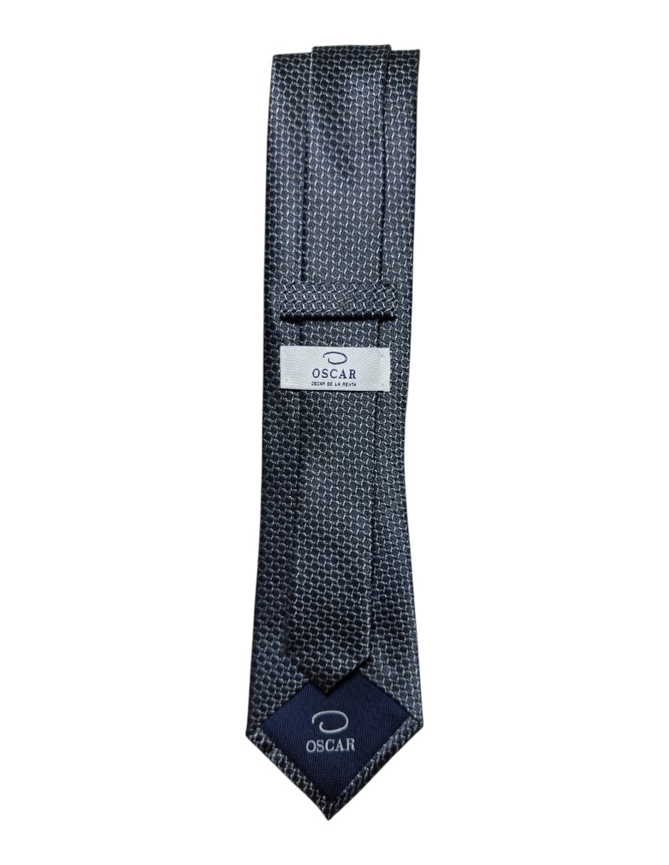 Corbata regular de seda estampado para hombre 2