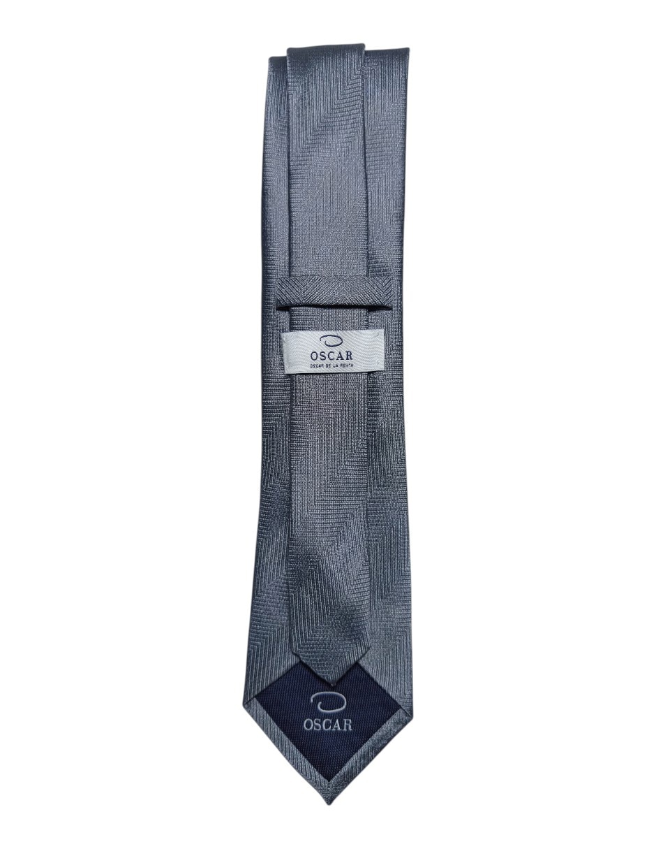 Corbata Oscar De La Renta regular de seda estampado gráfico para hombre 3