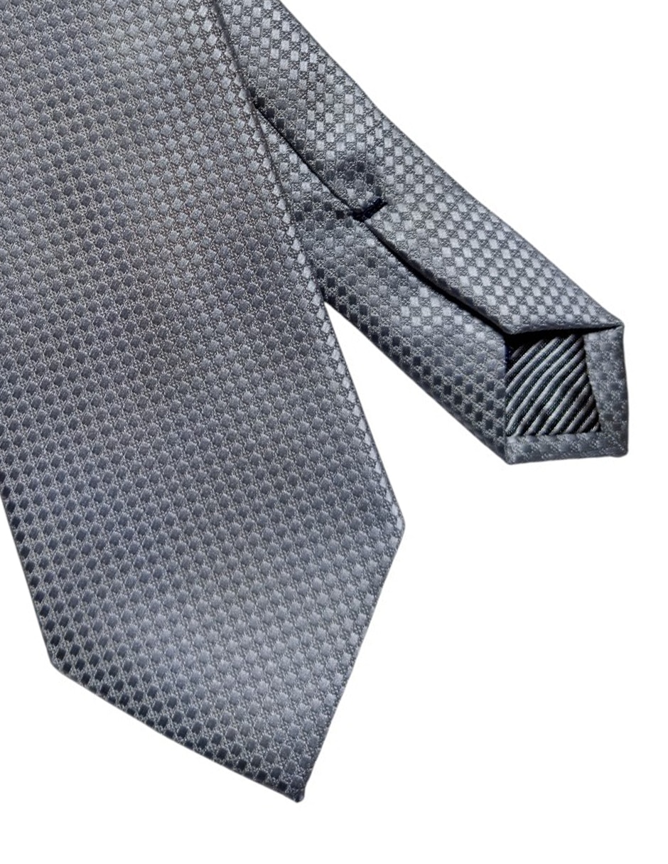 Corbata regular de seda estampado para hombre 3