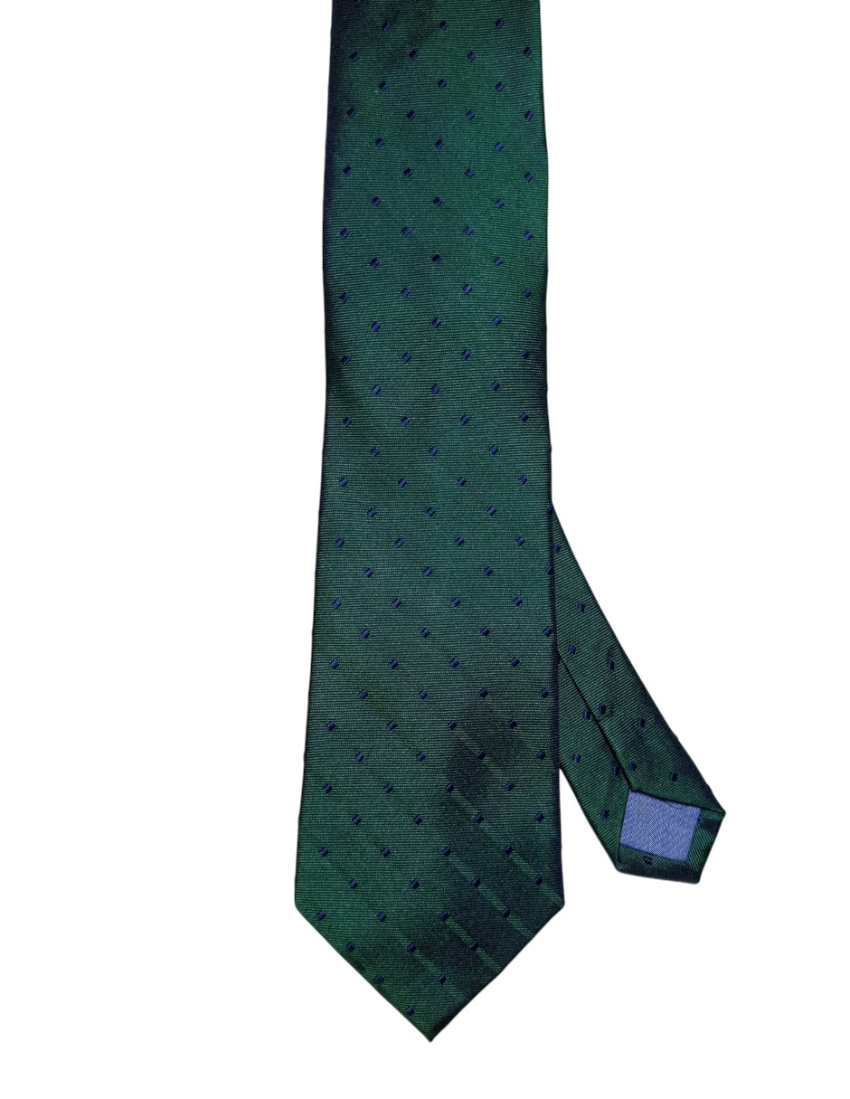 Corbata regular de seda estampado lunares para hombre Corbata regular de seda estampado lunares para hombre