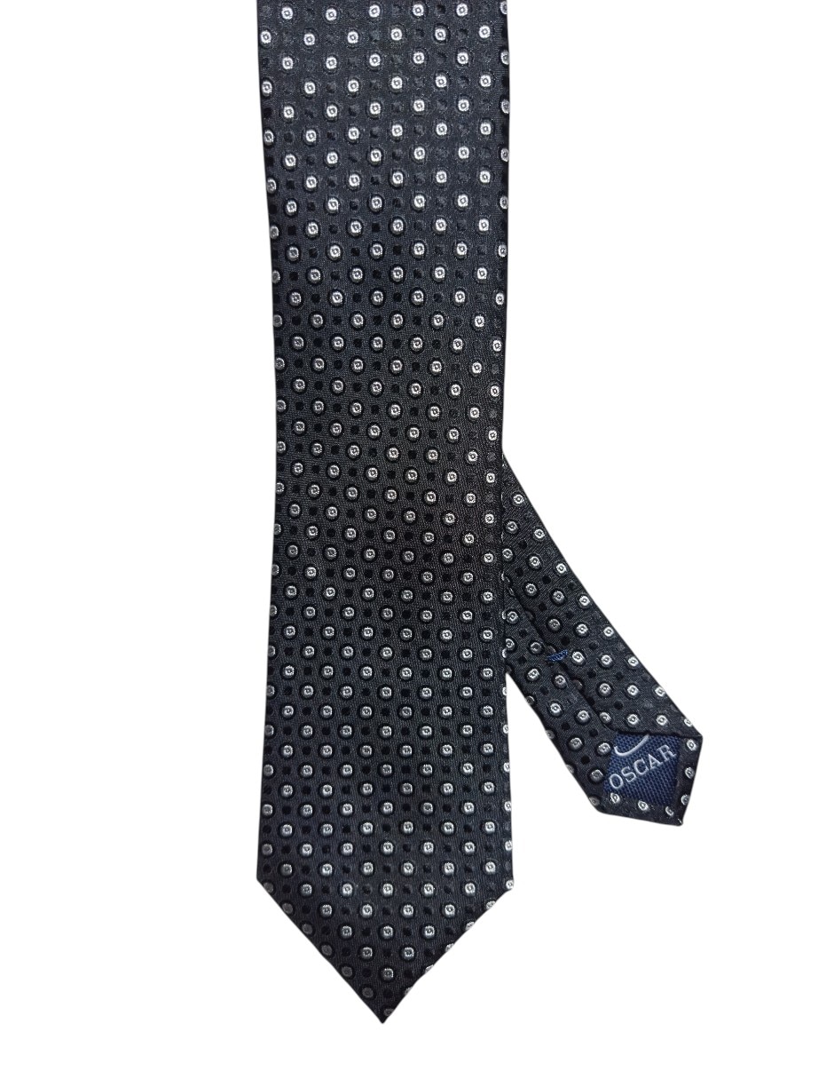 Corbata Oscar De La Renta regular de seda estampada para hombre Corbata Oscar De La Renta regular de seda estampada para hombre