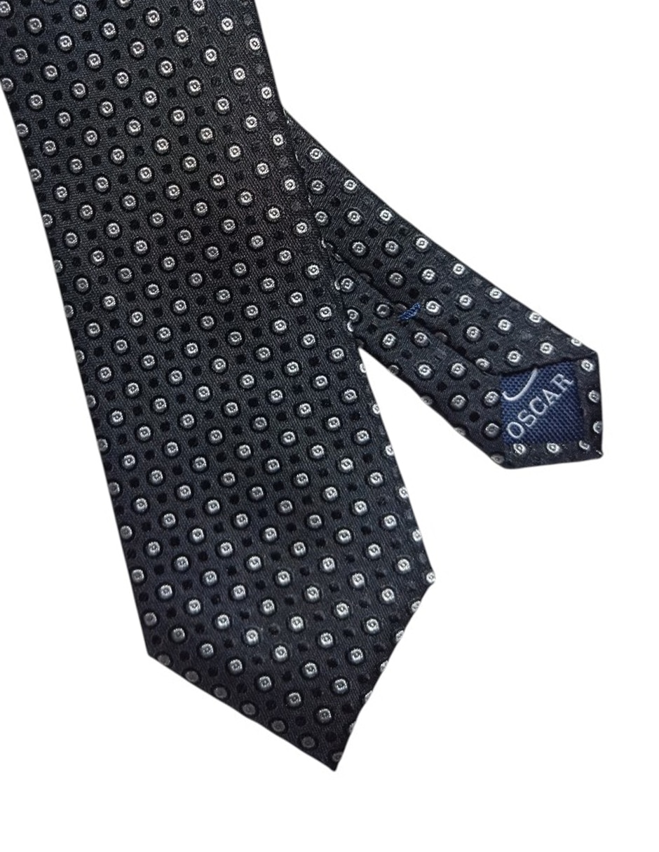 Corbata Oscar De La Renta regular de seda estampada para hombre 2