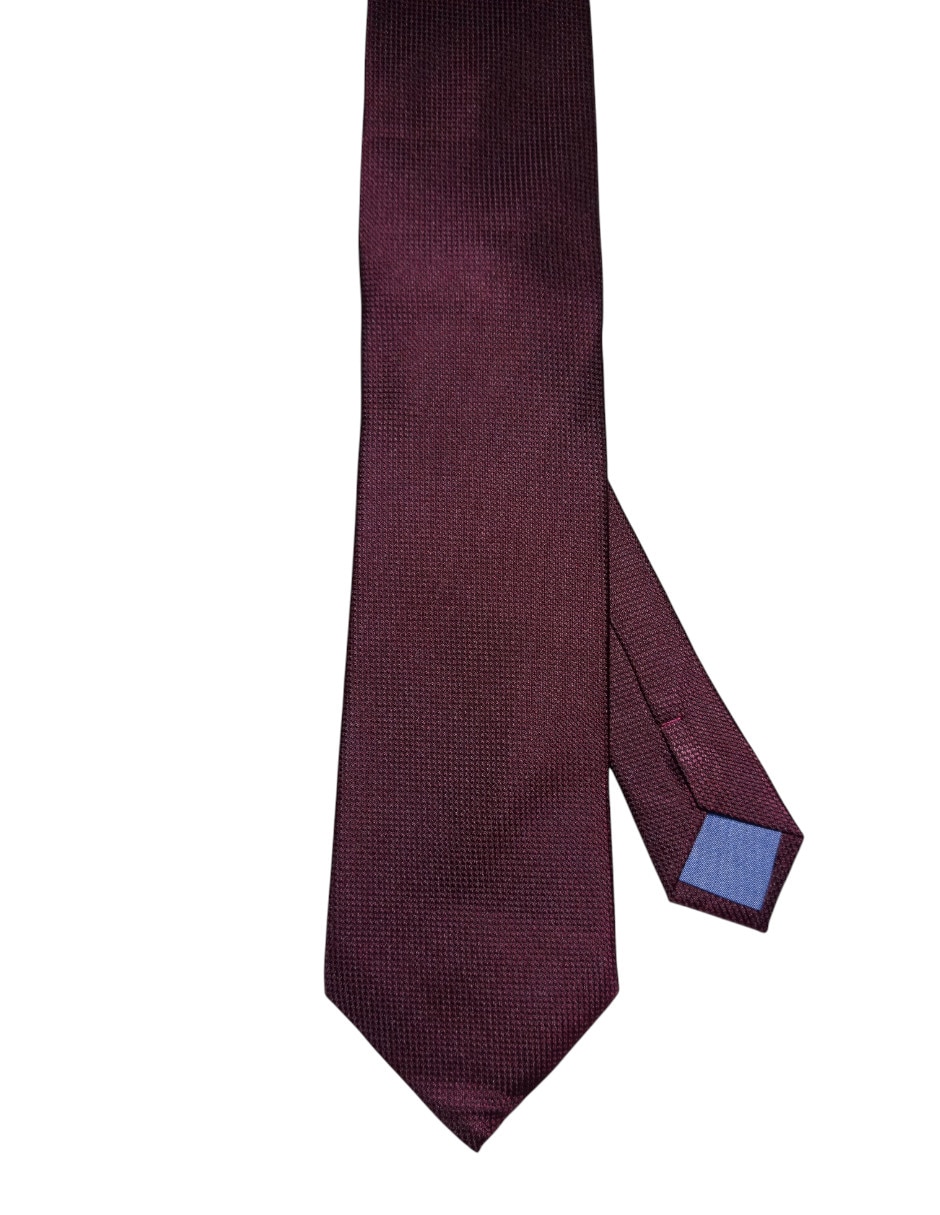 Corbata regular de seda estampada para hombre