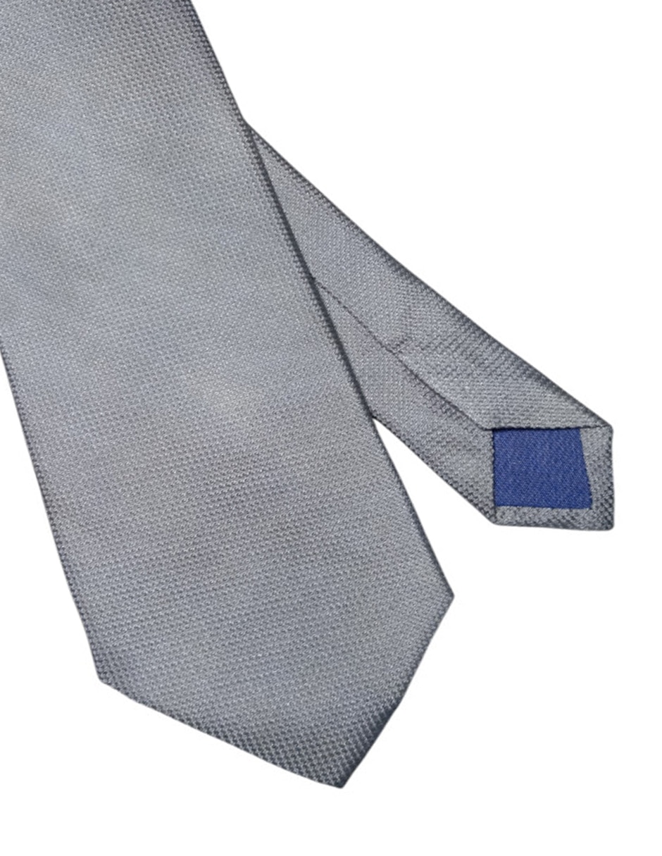 Corbata Puroego regular de seda estampada para hombre