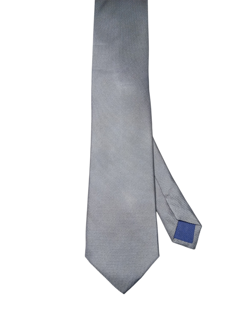 Corbata Puroego regular de seda estampada para hombre
