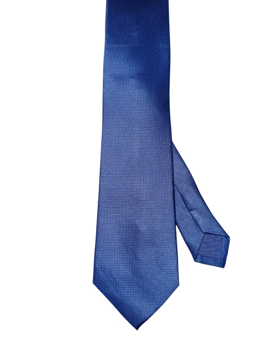 Corbata regular de seda estampada para hombre