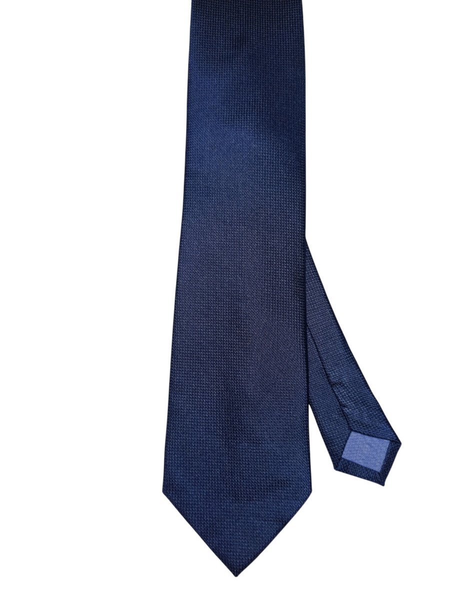 Corbata regular de seda estampada para hombre