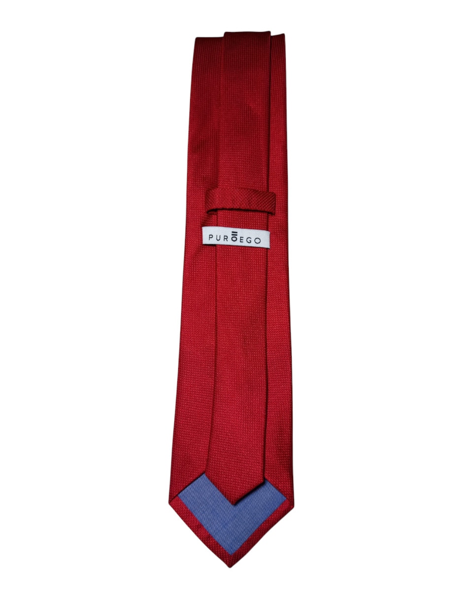 Corbata regular de seda estampado para hombre 3