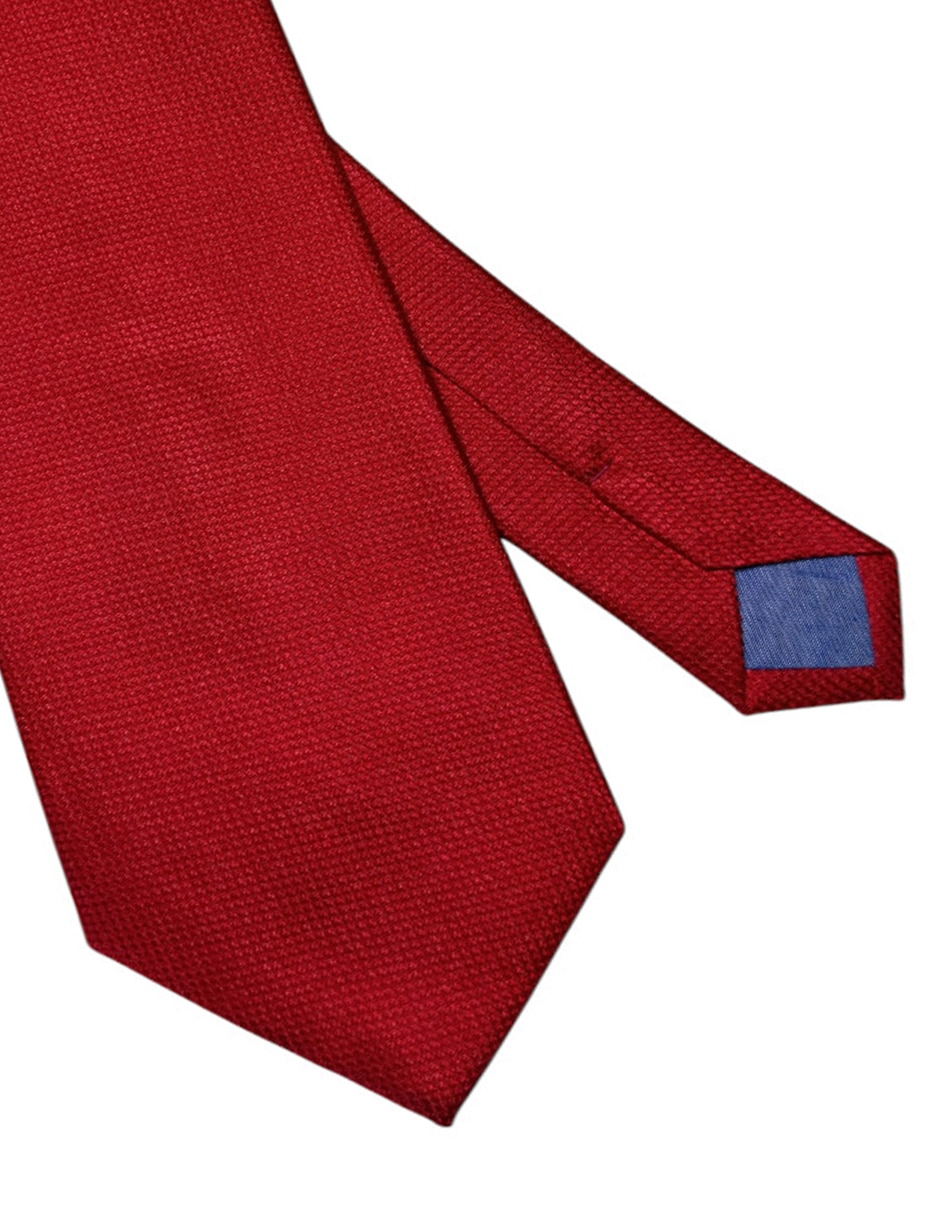 Corbata regular de seda estampado para hombre 2