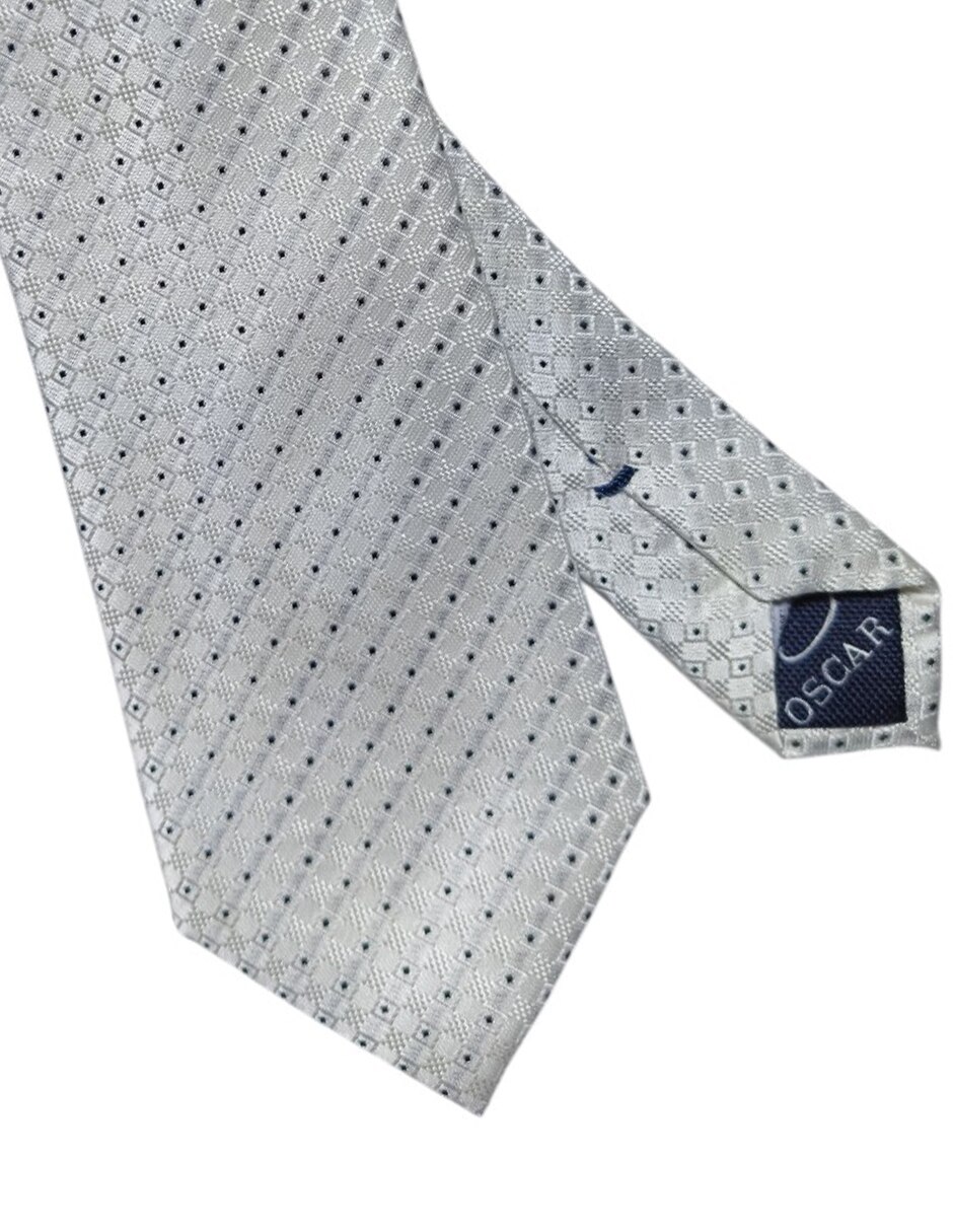 Corbata Oscar De La Renta regular de seda estampada para hombre 2