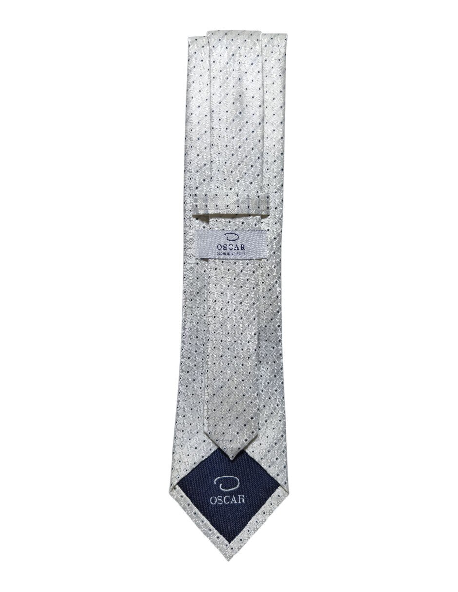 Corbata Oscar De La Renta regular de seda estampada para hombre 3