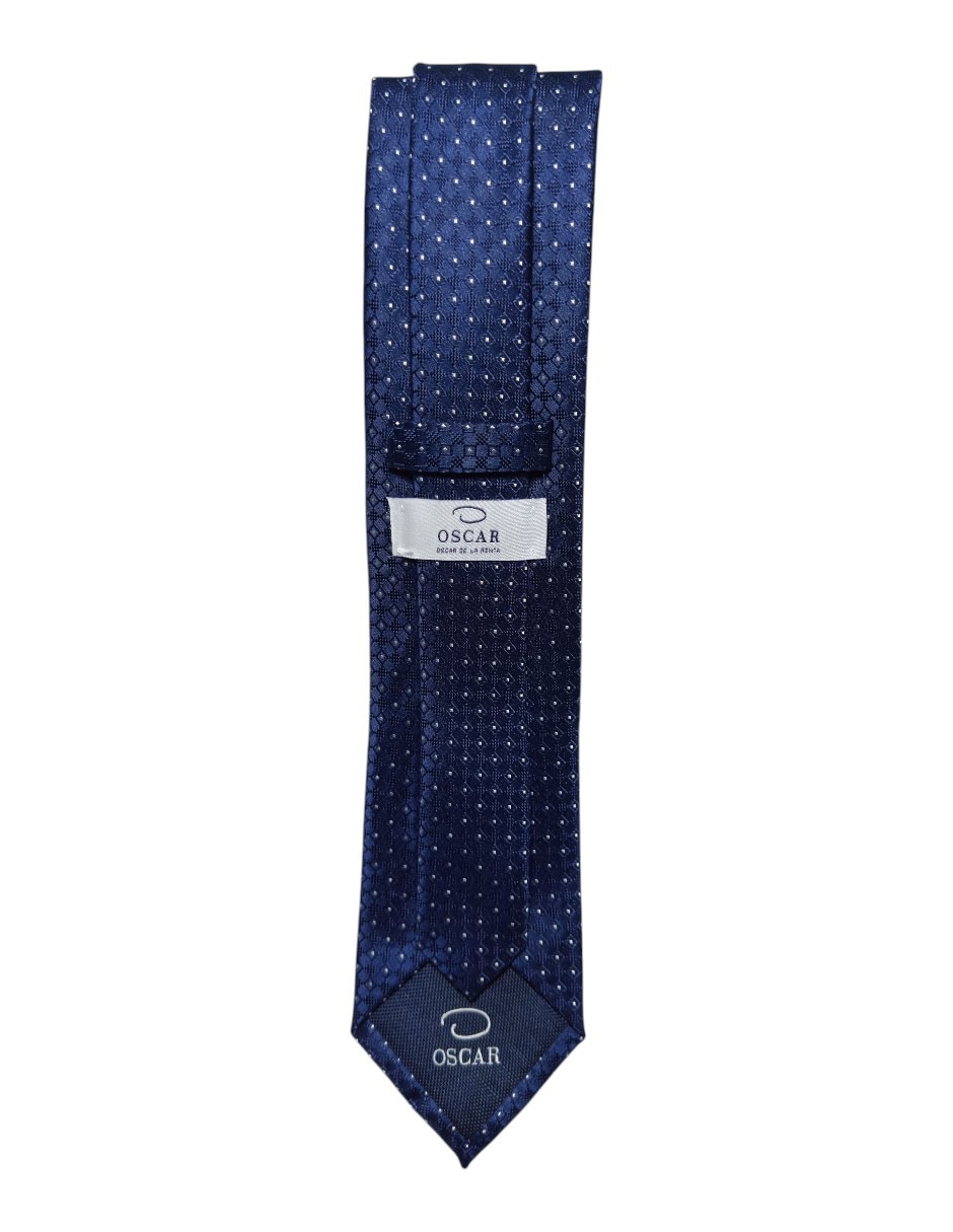 Corbata Oscar De La Renta regular de seda estampada para hombre 3