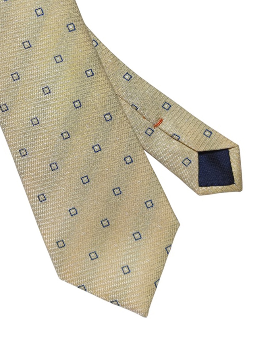 Corbata regular de seda estampado para hombre 3