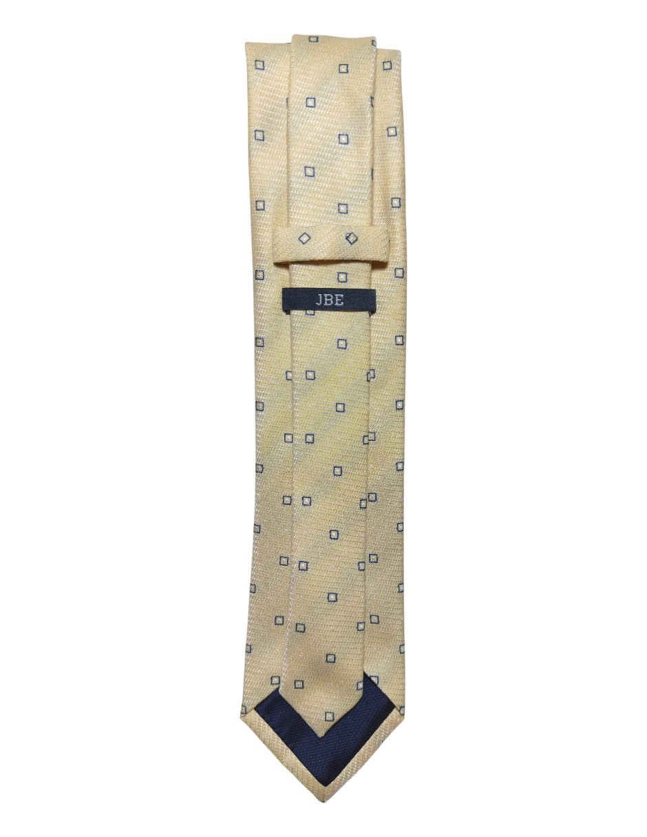 Corbata regular de seda estampado para hombre 2