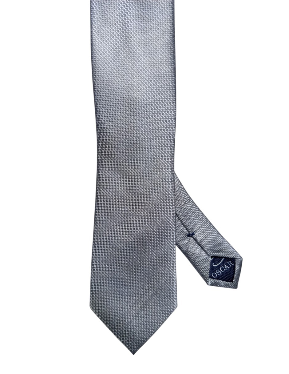 Corbata regular de seda estampado para hombre 1