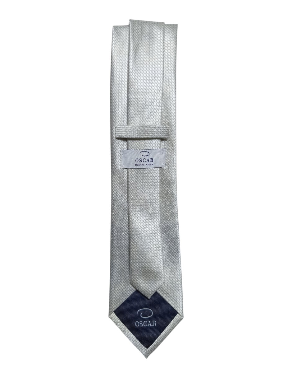 Corbata regular de seda estampado lunares para hombre 2