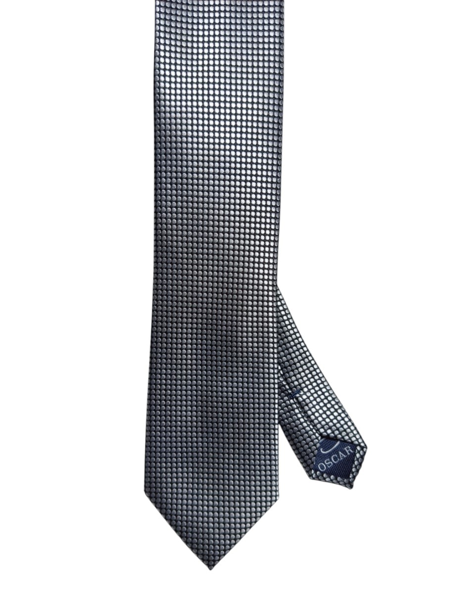 Corbata Oscar de la Renta regular de seda estampado lunares para hombre Corbata Oscar de la Renta regular de seda estampado lunares para hombre