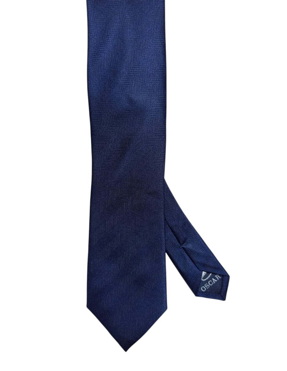 Corbata regular de seda estampado a rayas para hombre