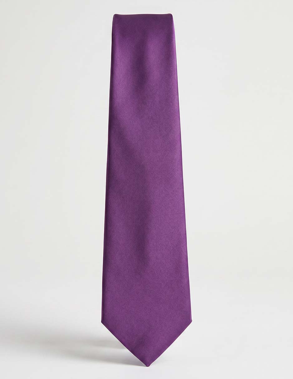 Corbata regular de seda estampado a rayas para hombre