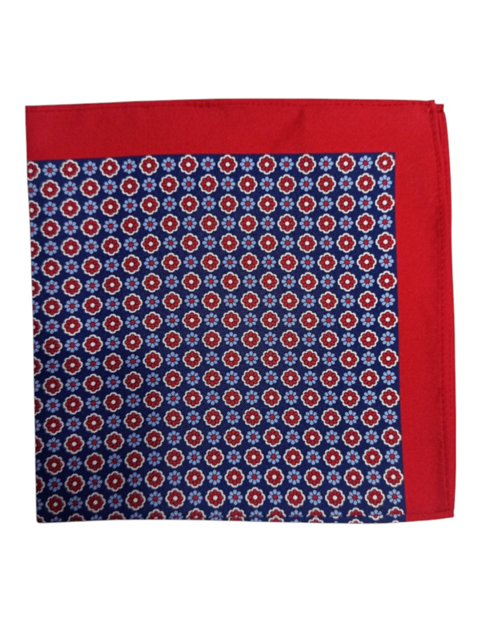 Pañuelo floral ind seda
