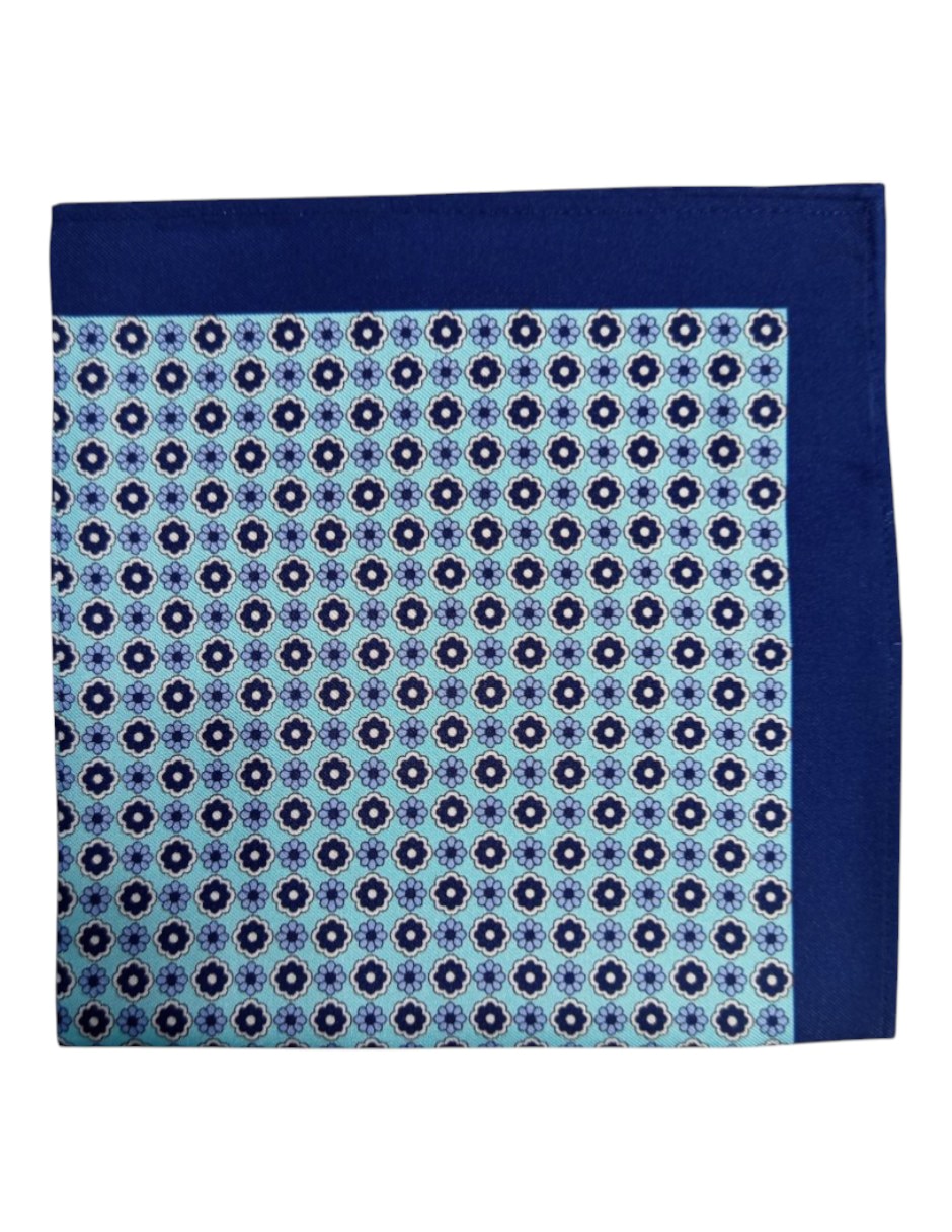 Pañuelo floral ind seda 1
