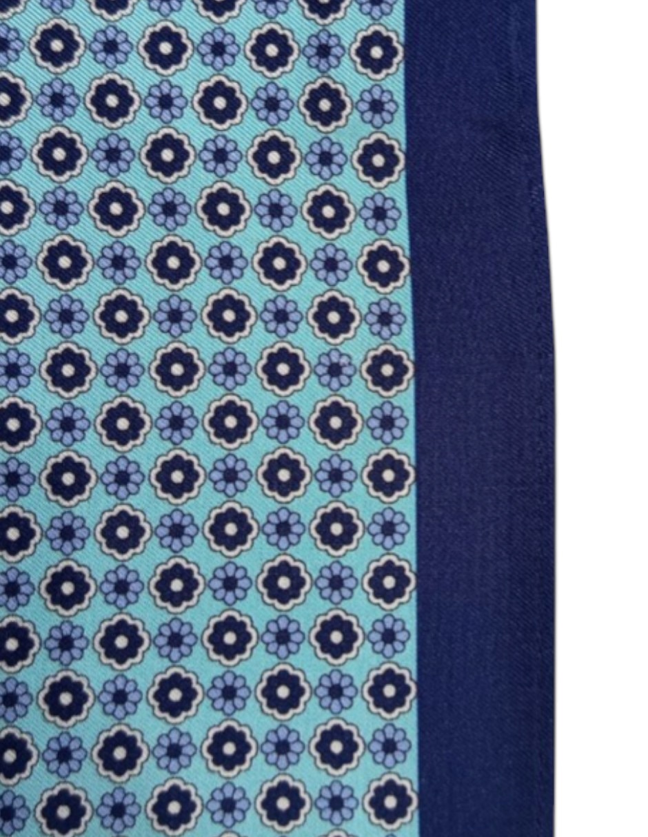 Pañuelo floral ind seda 2