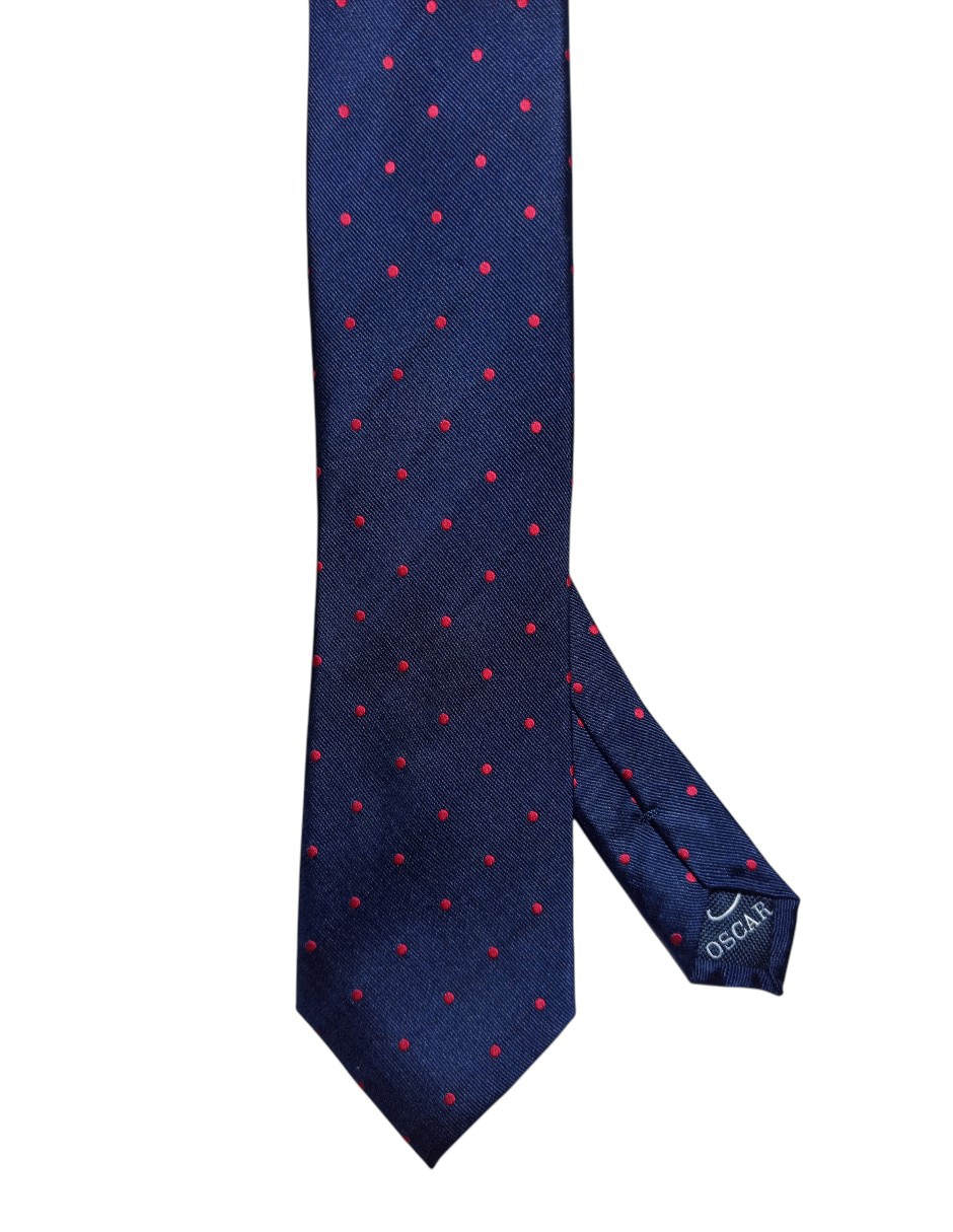 Corbata Oscar De La Renta regular de seda Estampado Lunares para hombre Corbata Oscar De La Renta regular de seda Estampado Lunares para hombre