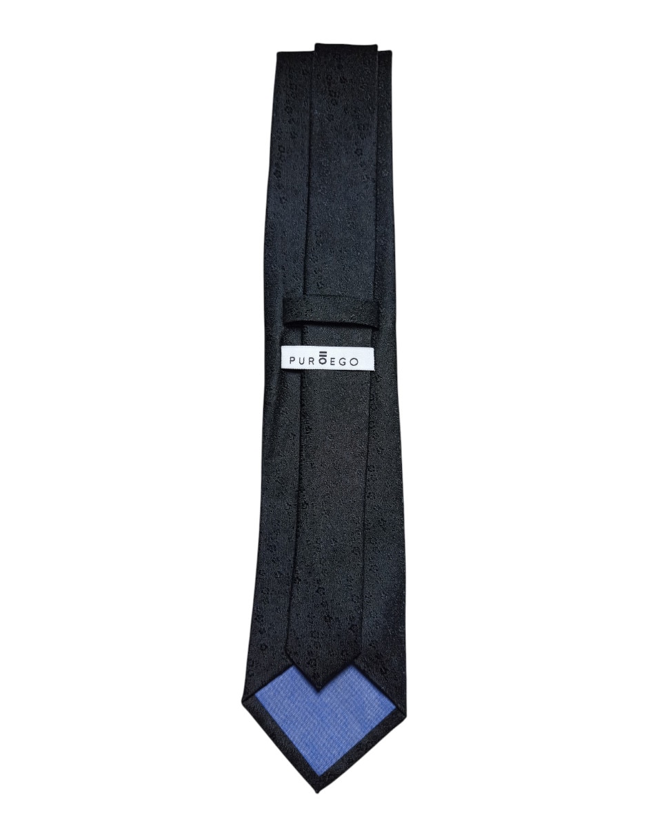 Corbata regular de seda estampado gràfico para hombre 4