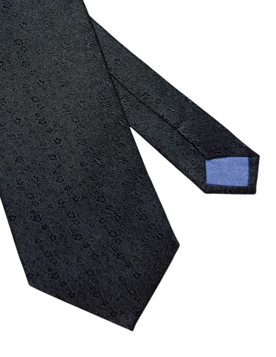 Corbata regular de seda estampado gràfico para hombre 5