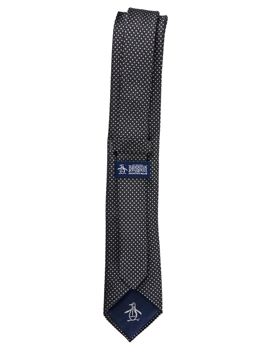 Corbata regular estampado lunares para hombre 2