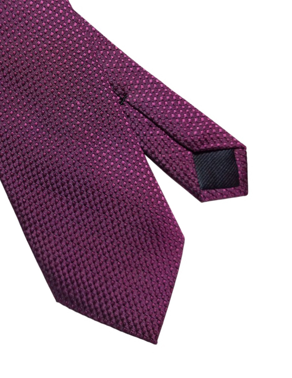 Corbata regular de seda estampado para hombre 2