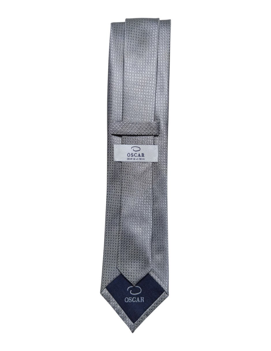 Corbata Oscar De La Renta regular de seda estampado gráfico para hombre 3