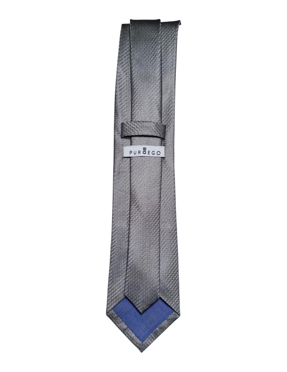 Corbata regular de seda estampado gràfico para hombre 2