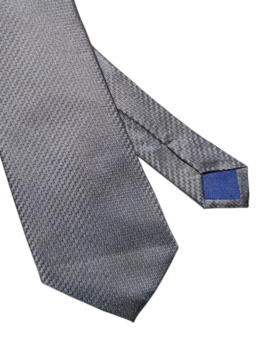 Corbata regular de seda estampado gràfico para hombre 3