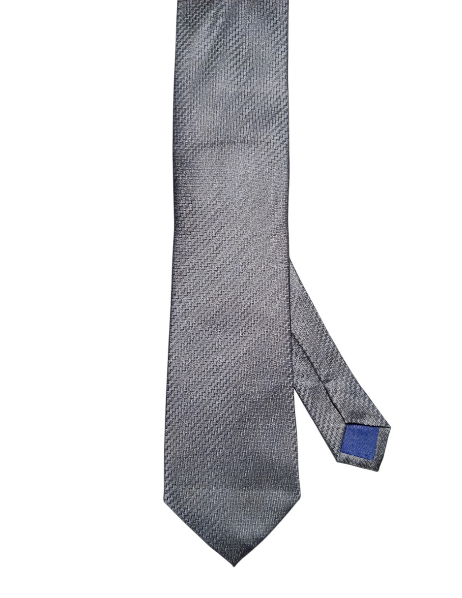 Corbata regular de seda estampado gràfico para hombre 1