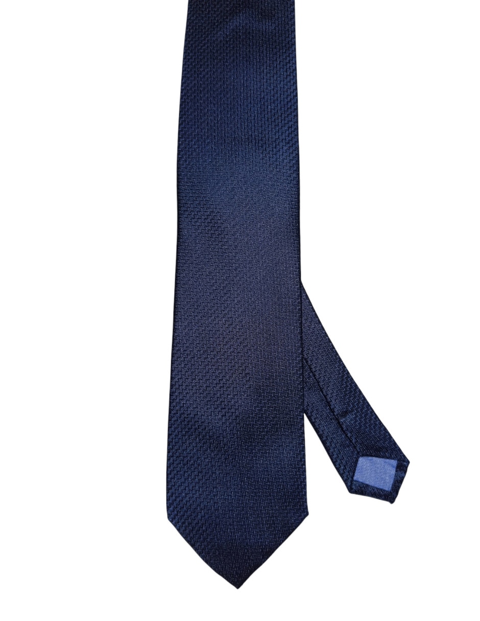 Corbata regular de seda estampado gràfico para hombre