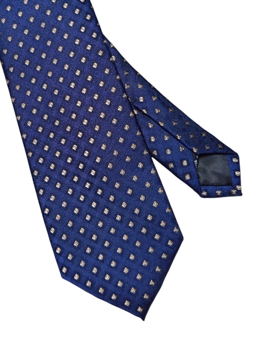 Corbata regular de seda estampado para hombre 2