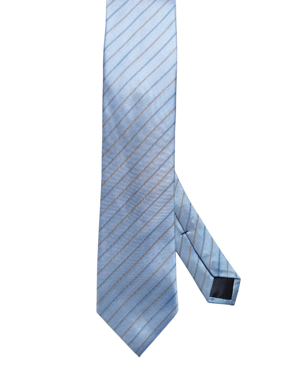 Corbata regular de seda estampado a rayas para hombre Corbata regular de seda estampado a rayas para hombre