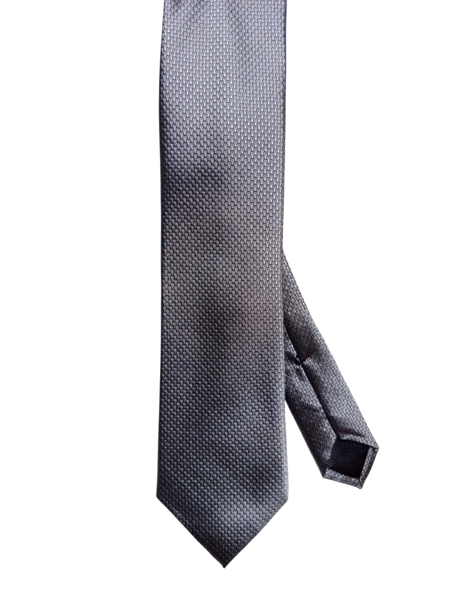 Corbata regular de seda estampado gráfico para hombre